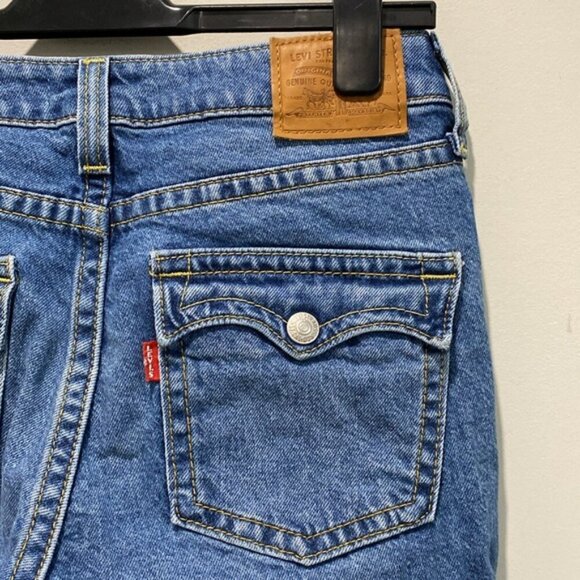 Levi's Noughties Bootcut Jeans Women’s Size 29 Stretch Dark Blue - Picture 11 of 13